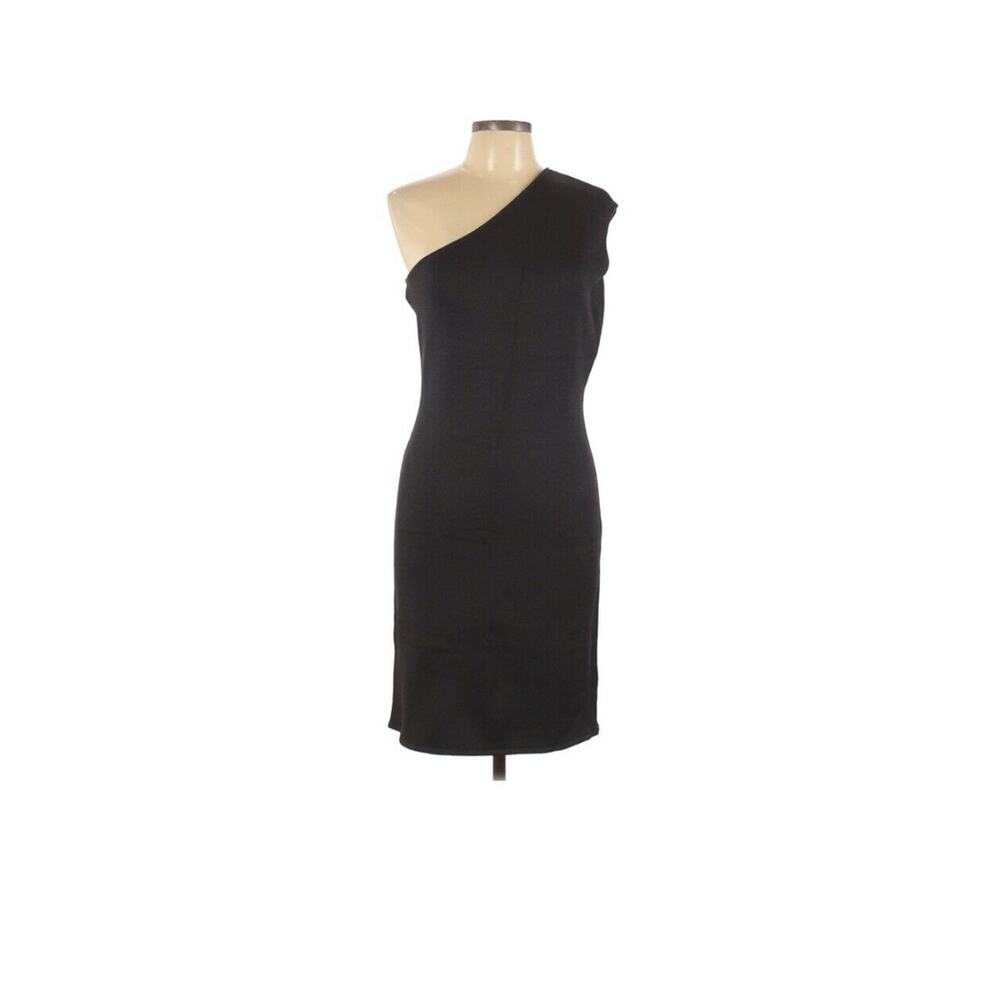 Ralph Lauren Black Label Women's Dress Large Black Silk Style A179A9 New